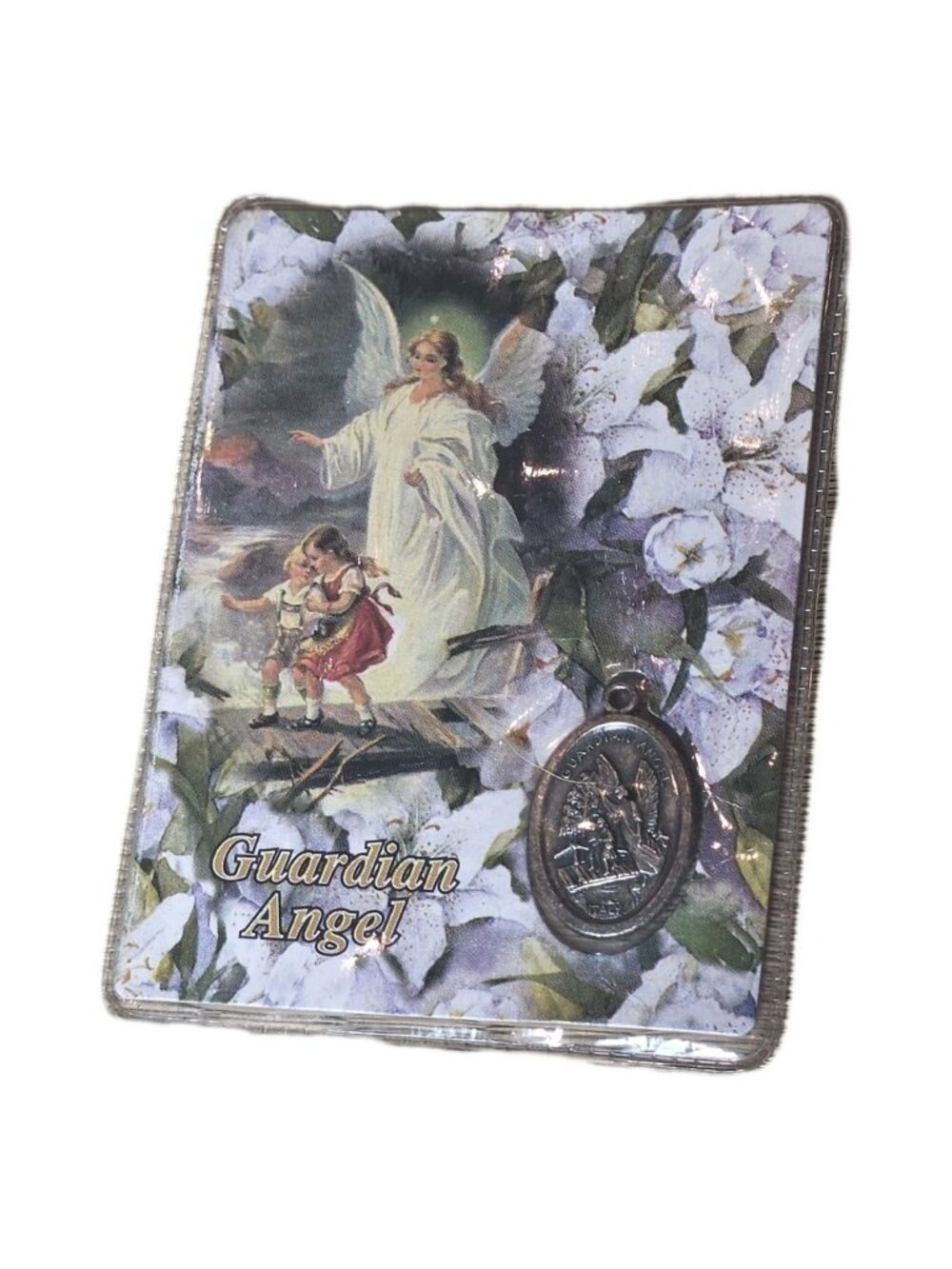 Guardian Angel Pendant & Prayer Card